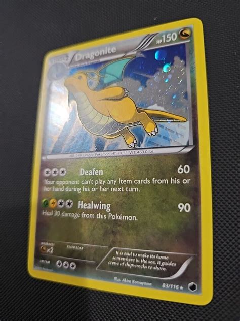 Pokémon TCG Dragonite Plasma Freeze 83 116 Holo Cosmos Holo Rare eBay