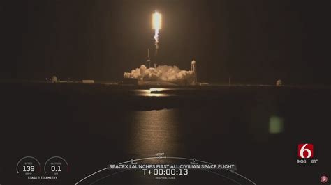 Spacex Launches All Civilian Crew On Inspiration4 Mission