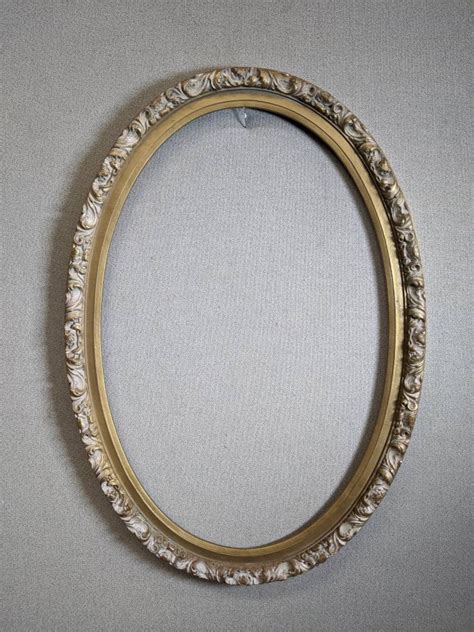 15x23 Frame Approximate Size Oval Gold Ornate Vintage Etsy