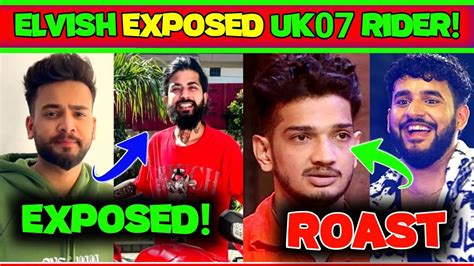 Elvish Yadav Exposed Uk07 Rider Fukra Insaan Roast Munawar Faruqui