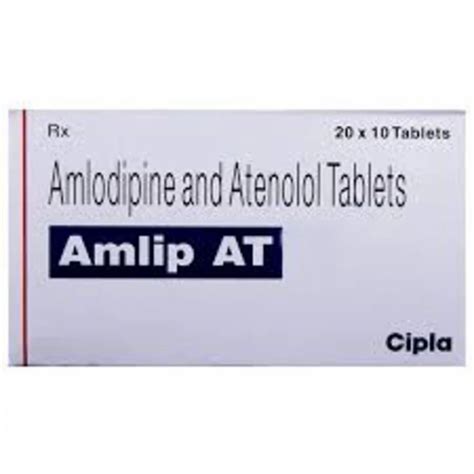 Amlip At Amlodipine Atenolol Tablets At Rs Box In Navi Mumbai Id