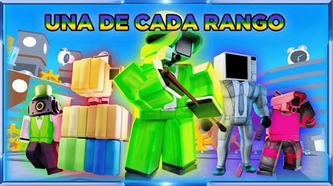 Una Unidad De Cada Color En Toilet Tower Defense Reto Epico Youtube