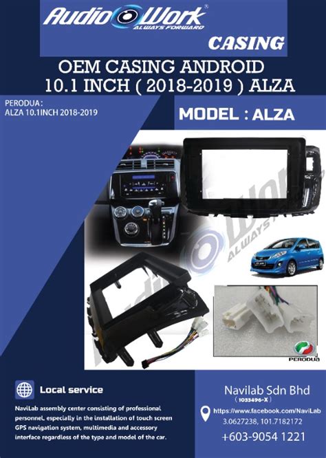 Casing Only Perodua Alza 2018 2020 10 Android Player Casing UV