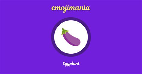 🍆 Eggplant emoji Copy & Paste - Emojimania