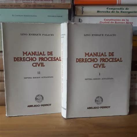 Manual De Derecho Procesal Civil Tomos Lino E Palacio Mercadolibre