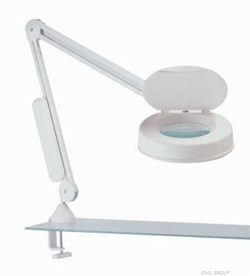 LAMPADA CON LENTE LUXO MOD 8306 LFM MEDICAL Con Supporto A Morsetto Da