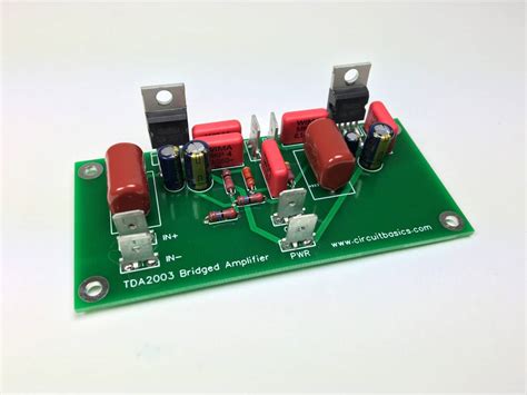 A Guide For Building TDA2003 Bridged And Stereo Amplifiers Circuit Basics