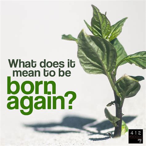 What Does It Mean To Be Born Again