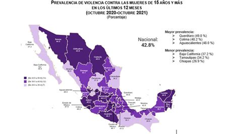 7 De Cada 10 Mujeres En México Han Vivido Situación De Violencia En Su Vida Inegi