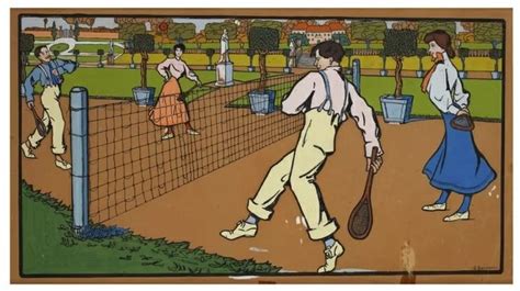 Umberto Boccioni La Partita A Tennis 1905