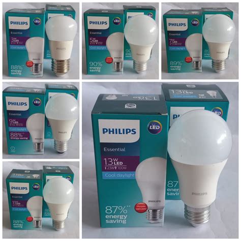 Jual Promo Lampu Led Essential Philips W W W W W W Cahaya Putih