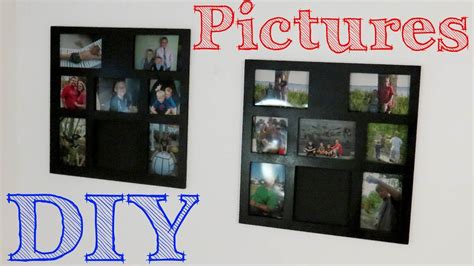 DIY Collage Picture Frames YouTube