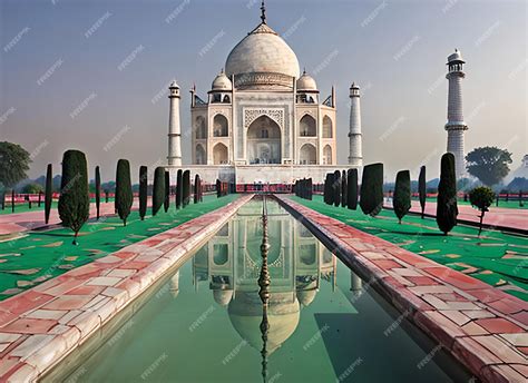 Premium AI Image | Taj mahal at agra