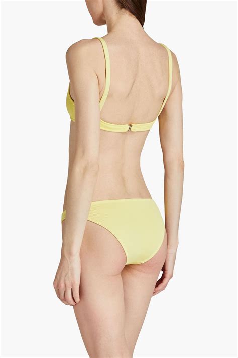 Melissa Odabash Bari Ribbed Low Rise Bikini Briefs The Outnet