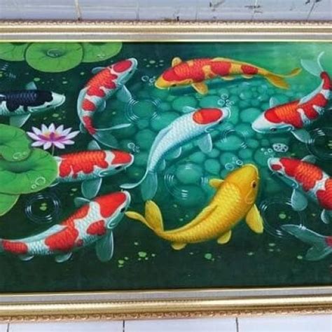 32 Lukisan 3d Ikan Koi Galeri Lukisan