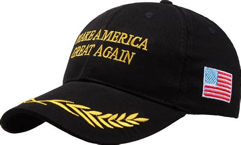 Make America Great Again Hat With Gold Branch Make America Great