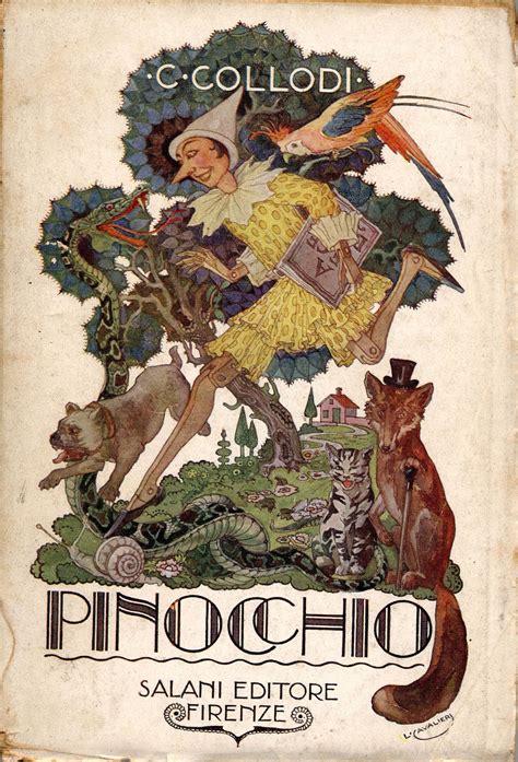 Pinocchio 1937 Printed In Italy Pinocchio Illustration Vintage Fairies