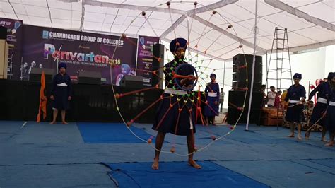 Gatka Performance In CGC Landran On Parivartan 2k16 Stage 2 YouTube