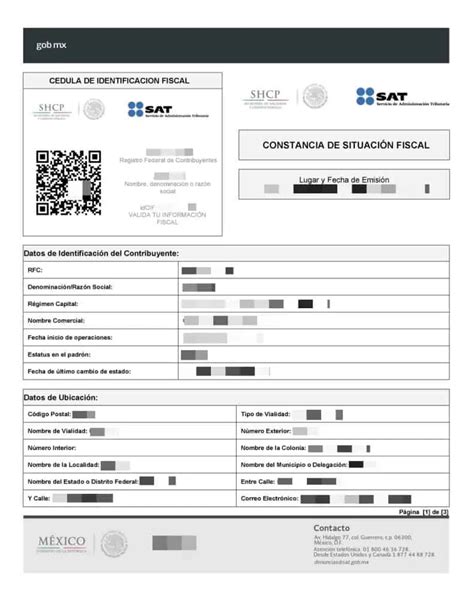 Constancia De Situacion Fiscal Semarnat Gtopdf Cedula De Images Porn