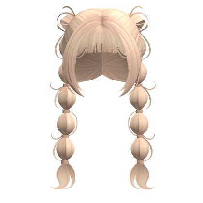 Blonde Long Cute Bubble Braids Roblox Item Rolimon S