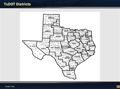 Texas TxDOT District Maps