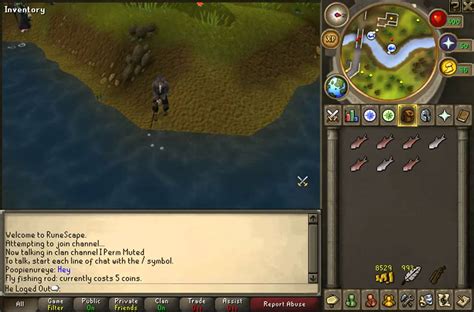 Runescape Fishing In Barbarian Village Youtube