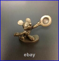 Vtg Disney Mickey Mouse Figurine Hudson Fine Pewter Usa Disney Mickey