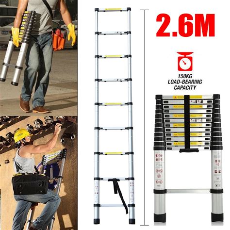 Ladders Telescoping Ladders Ft Telescoping Ladder Yunlai Aluminum