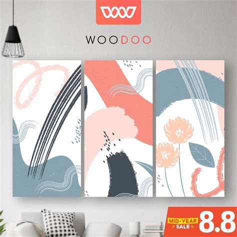 Jual WOODOO Hiasan Dinding Dekorasi Kamar Art Abstrak Wall Decor