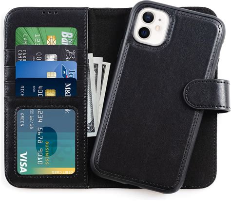 Lumarke Designed For Iphone 11 Wallet Case Detachable