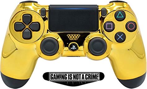 Buy Gold Custom PS4 PRO Rapid Fire Custom Modded Controller 40 Mods for ...