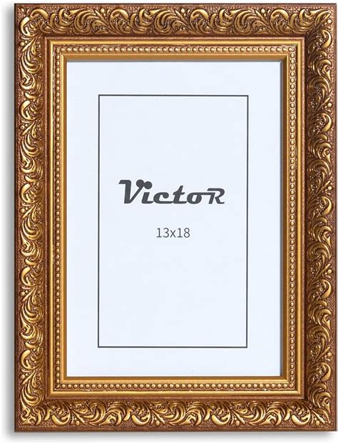 VictoR Vintage Bilderrahmen Rubens In 13x18 Cm Braun Gold Leiste