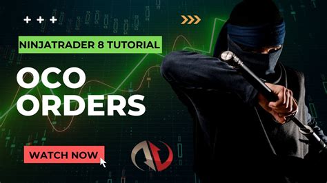 NinjaTrader 8 Tutorial How To Place An OCO Orders YouTube