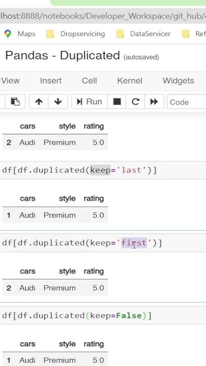 How To Remove Duplicates From Pandas Dataframe In Python Python Shorts Shortvideo Youtube