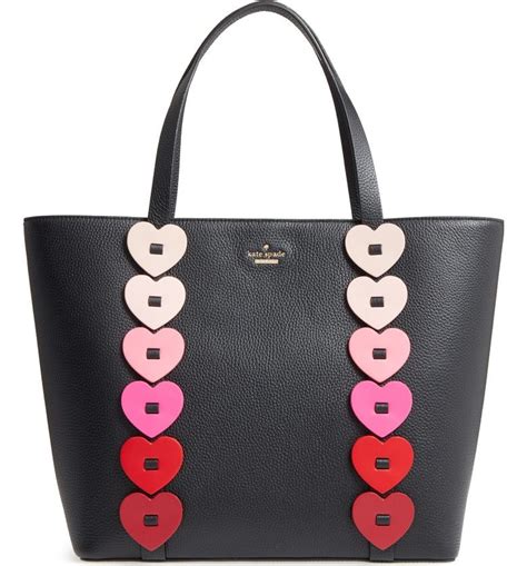 Yours Truly Ombré Heart Leather Tote Nordstrom Leather Tote Tote Leather