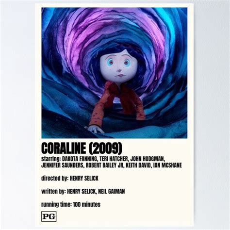 "Coraline Movie Poster" Poster for Sale by Rachel Grace | Redbubble