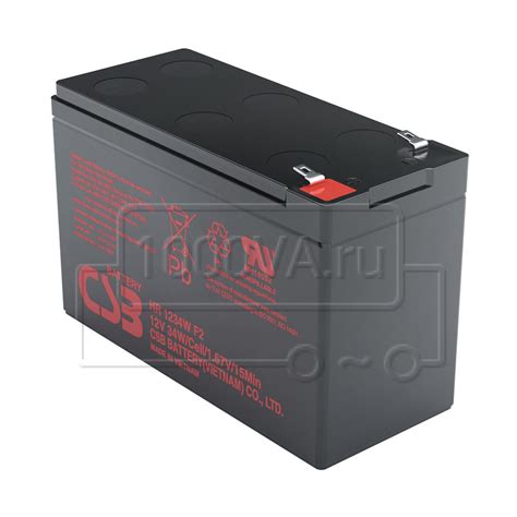 Купить аккумулятор CSB HR 1234W по выгодной цене - www.1000va.ru