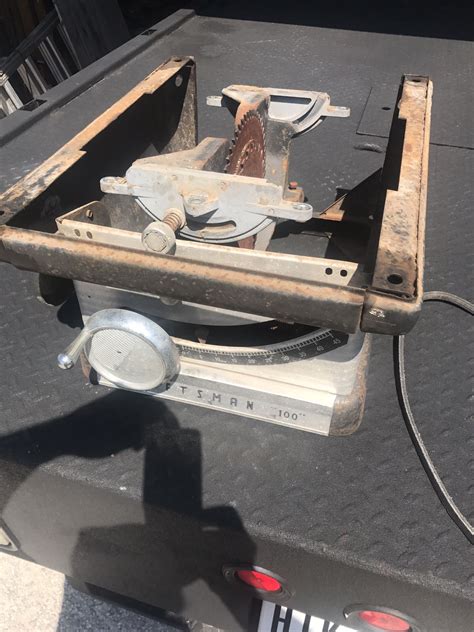 Vintage Craftsman 100 Table Saw For Parts For Sale In Sanctuary Tx Offerup