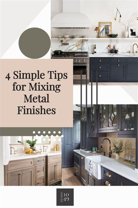 Four Simple Tips For Mixing Metal Finishes In Your Kitchen Or Dining