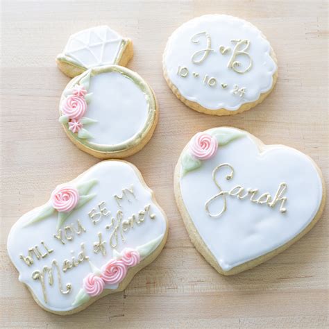 Bridesmaid Cookies Sweet Frostings Blissful Bakeshop