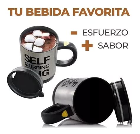 Taza Termo Automatica Termica Cafe Agitador Mezcladora En Venta En