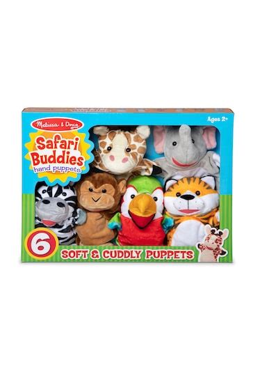 Buy Melissa And Doug Safari Friends Animal Hand Puppets From The Next Uk