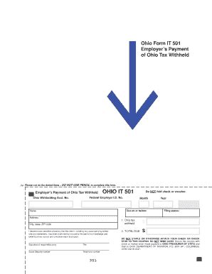 Fillable Online Tax Ohio WTH IT501 GEN FI 051711 Indd 2015 Connecticut