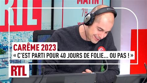 Le Surf de l Info Carême 2023 Cest parti pour 40 jours de folie