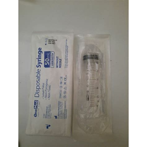 Jual Spuit 50cc Onemed Syringe Disposable 50cc Om Shopee Indonesia