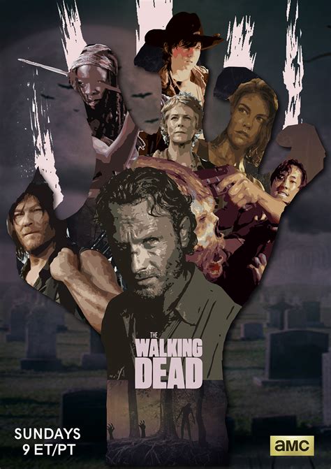 Poster The Walking Dead on Behance