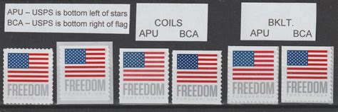 USA Sc 5787 92 63c Freedom Flag 2023 MNH 6 Diff Varieties United