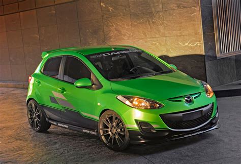 Two Door Mazda 2 Green