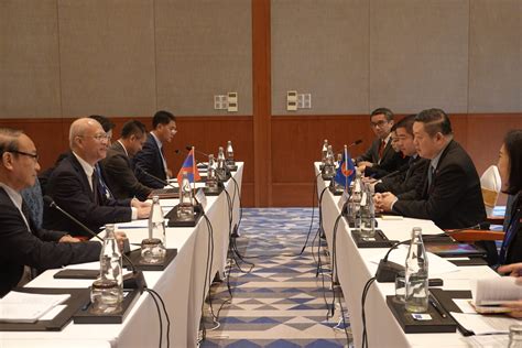 Secretary General Of Asean Meets Minister Of Public Works And Transport