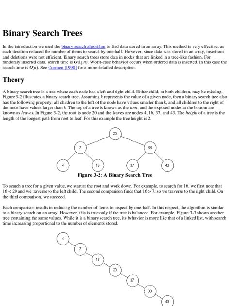 Binary Search Trees Graph Theory Algorithms And Data Structures